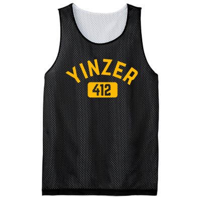 Pittsburgh Yinzer 412 Steel City Yinz Pennsylvania Home Mesh Reversible Basketball Jersey Tank