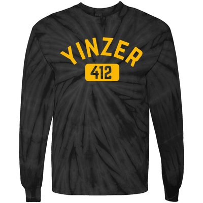 Pittsburgh Yinzer 412 Steel City Yinz Pennsylvania Home Tie-Dye Long Sleeve Shirt