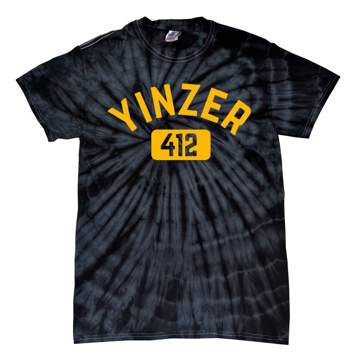 Pittsburgh Yinzer 412 Steel City Yinz Pennsylvania Home Tie-Dye T-Shirt