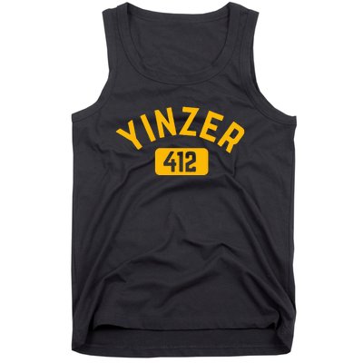 Pittsburgh Yinzer 412 Steel City Yinz Pennsylvania Home Tank Top