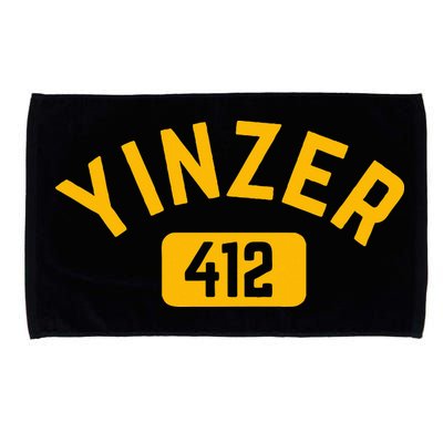 Pittsburgh Yinzer 412 Steel City Yinz Pennsylvania Home Microfiber Hand Towel