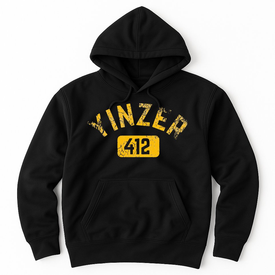 Pittsburgh Yinzer 412 Sl City Pennsylvania Funny Vintage Hoodie