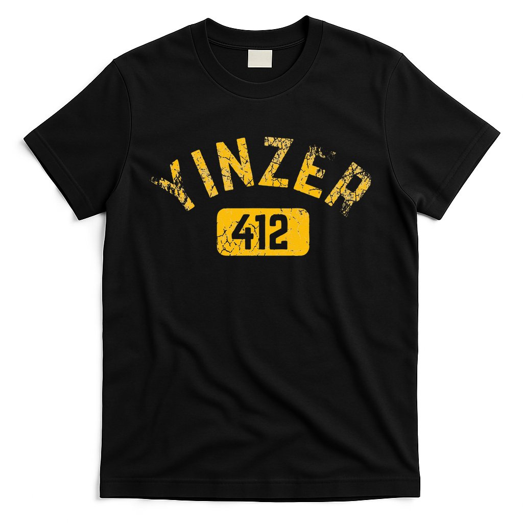 Pittsburgh Yinzer 412 Sl City Pennsylvania Funny Vintage T-Shirt