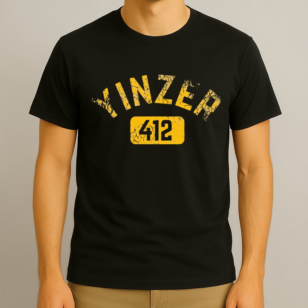 Pittsburgh Yinzer 412 Sl City Pennsylvania Funny Vintage T-Shirt