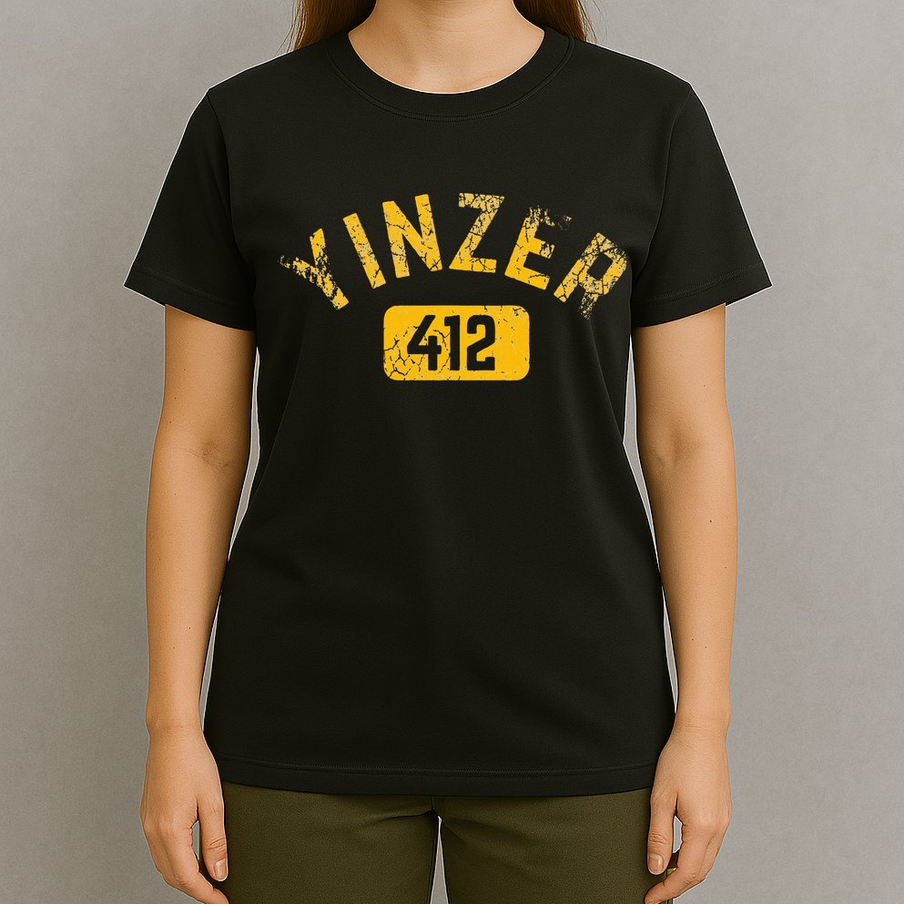 Pittsburgh Yinzer 412 Sl City Pennsylvania Funny Vintage T-Shirt