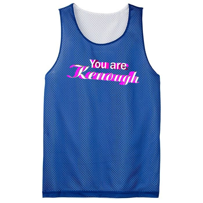 Pinky You Are Ken Enough Funny Enough Mesh Reversible Basketball Jersey Tank