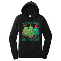 Put Your Balls All Over Me Christmas Trees Women's Pullover Hoodie