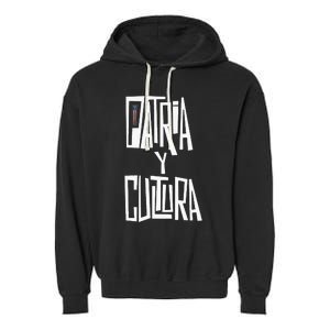 Patria Y Cultura Puerto Rico Black Garment-Dyed Fleece Hoodie