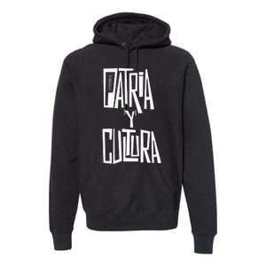 Patria Y Cultura Puerto Rico Black Premium Hoodie