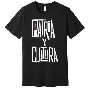 Patria Y Cultura Puerto Rico Black Premium T-Shirt