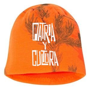 Patria Y Cultura Puerto Rico Black Kati - Camo Knit Beanie