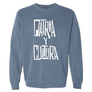 Patria Y Cultura Puerto Rico Black Garment-Dyed Sweatshirt