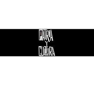 Patria Y Cultura Puerto Rico Black Bumper Sticker