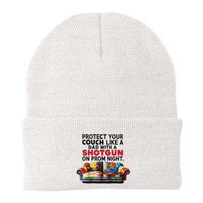 Protect Your Couch Like A Dad On Prom Night Funny Humor Meme Beanie