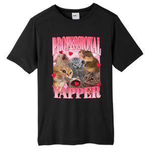 Professional Yapper Cat Funny Oddly Specific Dank Meme Tall Fusion ChromaSoft Performance T-Shirt