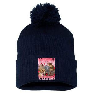 Professional Yapper Cat Funny Oddly Specific Dank Meme Pom Pom 12in Knit Beanie