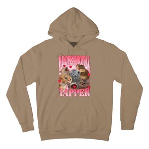 Professional Yapper Cat Funny Oddly Specific Dank Meme Hoodie