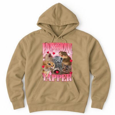 Professional Yapper Cat Funny Oddly Specific Dank Meme Hoodie