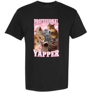 Professional Yapper Cat Meme Goofy Ahh Ironic Cat Garment-Dyed Heavyweight T-Shirt