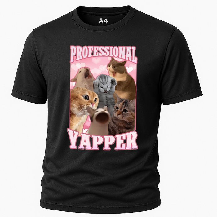 Professional Yapper Cat Meme Goofy Ahh Ironic Cat Performance Shirt