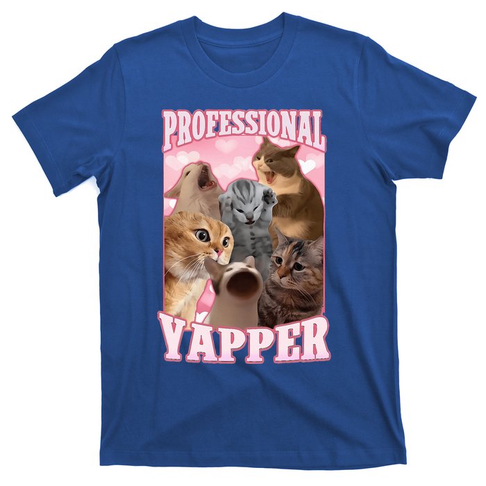 Professional Yapper Cat Meme Goofy Ahh Ironic Cat T-Shirt