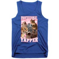 Professional Yapper Cat Meme Goofy Ahh Ironic Cat Tank Top