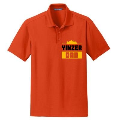 Pittsburgh Yinzer Dad Steel City 412 Home Dry Zone Grid Polo