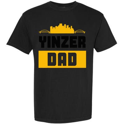 Pittsburgh Yinzer Dad Steel City 412 Home Garment-Dyed Heavyweight T-Shirt