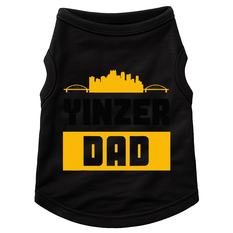 Pittsburgh Yinzer Dad Steel City 412 Home Doggie Tank