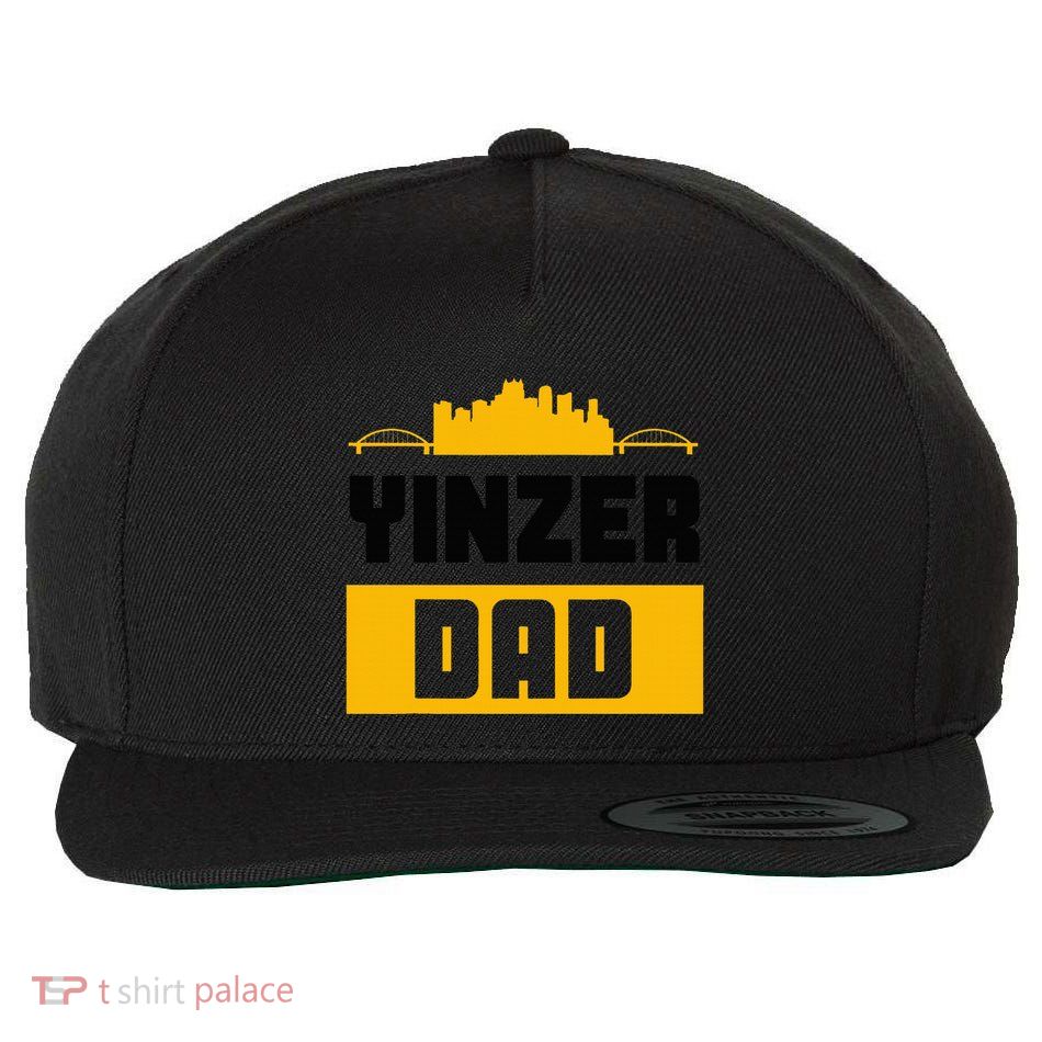 Pittsburgh Yinzer Dad Steel City 412 Home Wool Snapback Cap