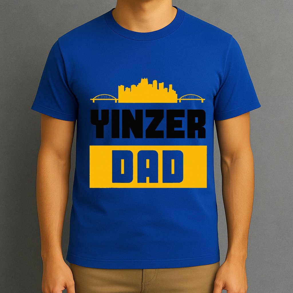 Pittsburgh Yinzer Dad Steel City 412 Home T-Shirt
