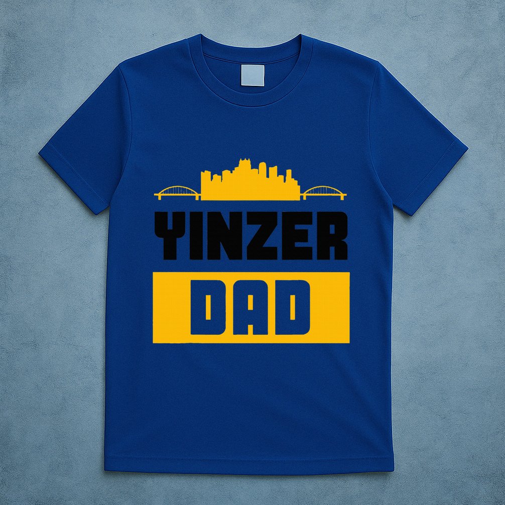 Pittsburgh Yinzer Dad Steel City 412 Home T-Shirt