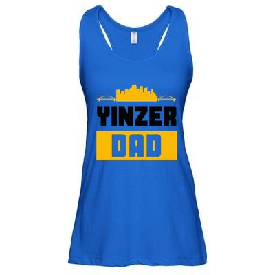 Pittsburgh Yinzer Dad Steel City 412 Home Ladies Essential Flowy Tank