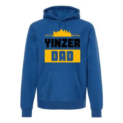 Pittsburgh Yinzer Dad Steel City 412 Home Premium Hoodie