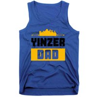 Pittsburgh Yinzer Dad Steel City 412 Home Tank Top