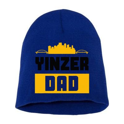 Pittsburgh Yinzer Dad Steel City 412 Home Short Acrylic Beanie