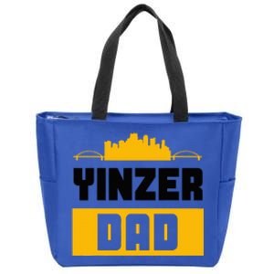 Pittsburgh Yinzer Dad Steel City 412 Home Zip Tote Bag