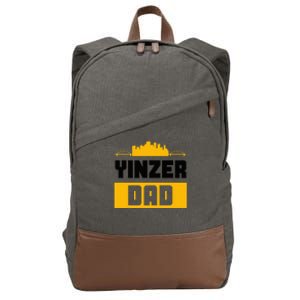 Pittsburgh Yinzer Dad Steel City 412 Home Cotton Canvas Backpack