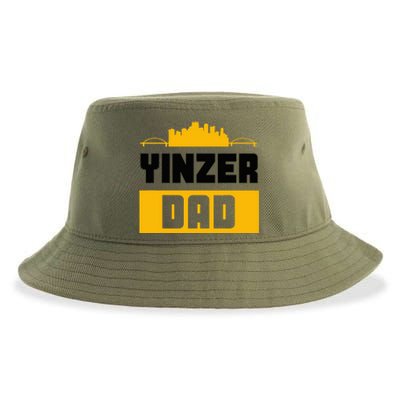 Pittsburgh Yinzer Dad Steel City 412 Home Sustainable Bucket Hat