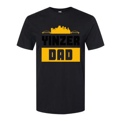 Pittsburgh Yinzer Dad Steel City 412 Home Softstyle CVC T-Shirt