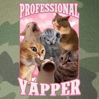 Professional Yapper Funny Cat Meme Goofy Ahh Ironic Cat Legacy Tie Dye Trucker Hat