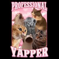 Professional Yapper Funny Cat Meme Goofy Ahh Ironic Cat Drawstring Bag