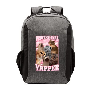 Professional Yapper Funny Cat Meme Goofy Ahh Ironic Cat Vector Backpack