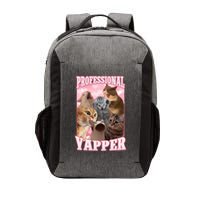 Professional Yapper Funny Cat Meme Goofy Ahh Ironic Cat Vector Backpack