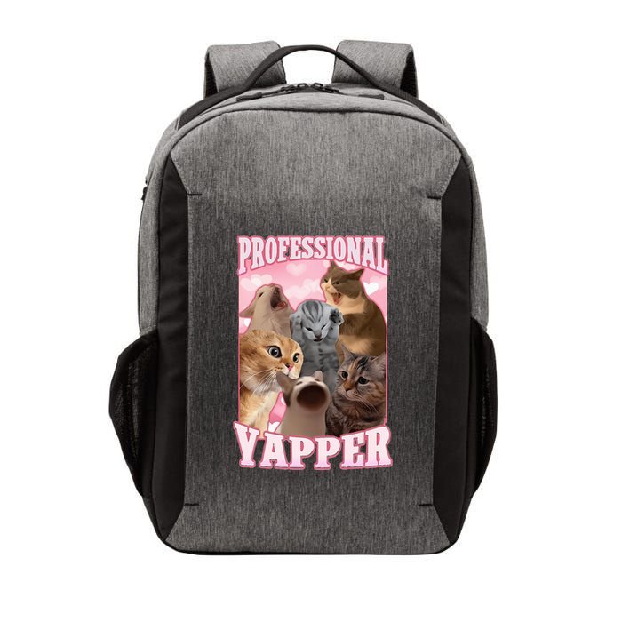 Professional Yapper Funny Cat Meme Goofy Ahh Ironic Cat Vector Backpack