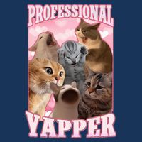 Professional Yapper Funny Cat Meme Goofy Ahh Ironic Cat Infant Baby Jersey Bodysuit