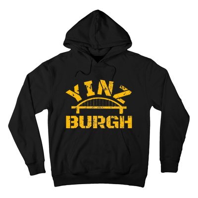 Pittsburgh Yinz Funny Bridge Pennsylvania 412 Steel City Hoodie