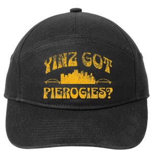 Pittsburgh Yinz Funny Yinzer Steel City 412 Pierogies Home 7-Panel Snapback Hat