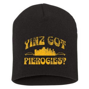 Pittsburgh Yinz Funny Yinzer Steel City 412 Pierogies Home Short Acrylic Beanie