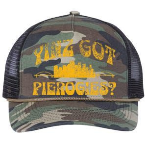 Pittsburgh Yinz Funny Yinzer Steel City 412 Pierogies Home Retro Rope Trucker Hat Cap